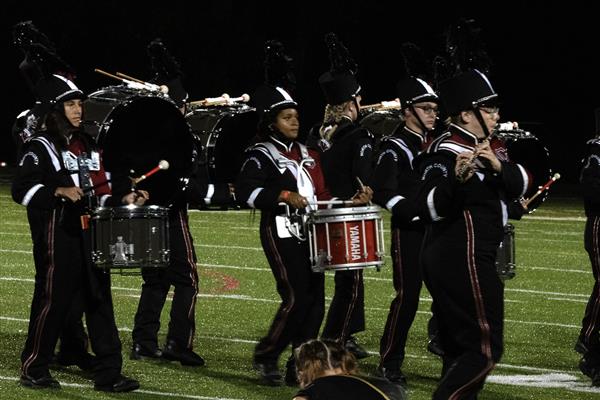 North County High School Marching Band Performing